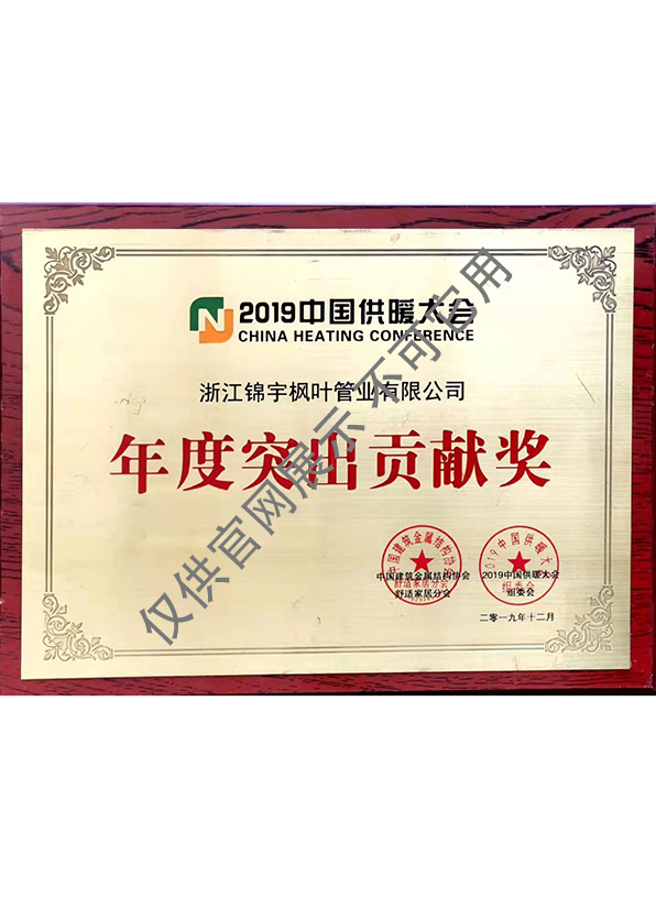 年度突出貢獻(xiàn)獎(jiǎng)